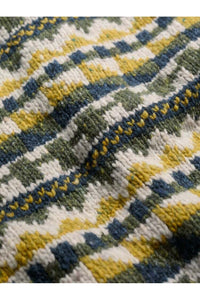 Dawson Pick Cardigan Fairisle in Zig Zag Geo Alpine Galley Mix