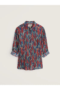 Seasalt Larissa Shirt in Red Hot Poker Dusk