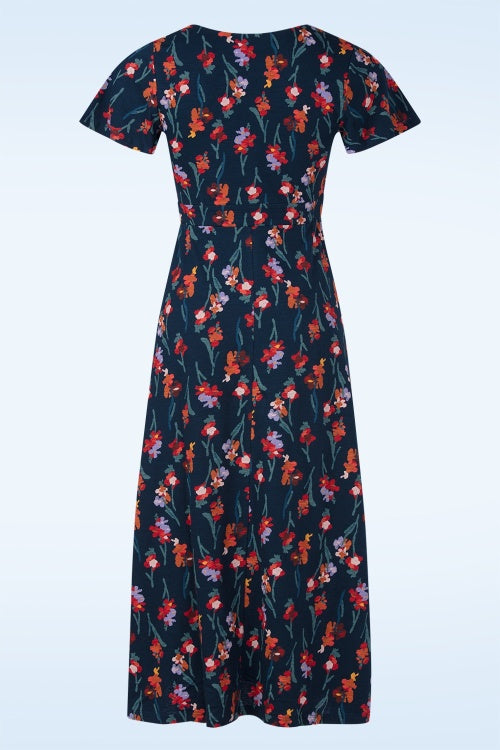 Seasalt Chateaux Dress in Snapdragon Sea Cave