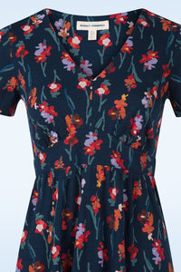 Seasalt Chateaux Dress in Snapdragon Sea Cave