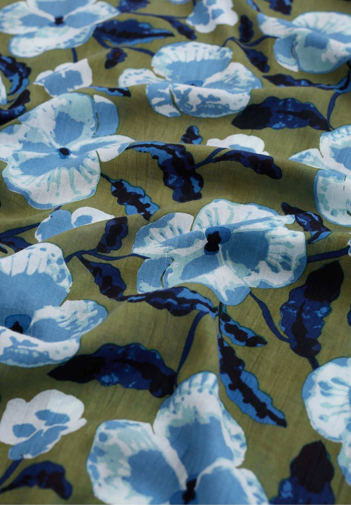 Seasalt May Garland Circle Scarf in Spring Pansy Seagrass