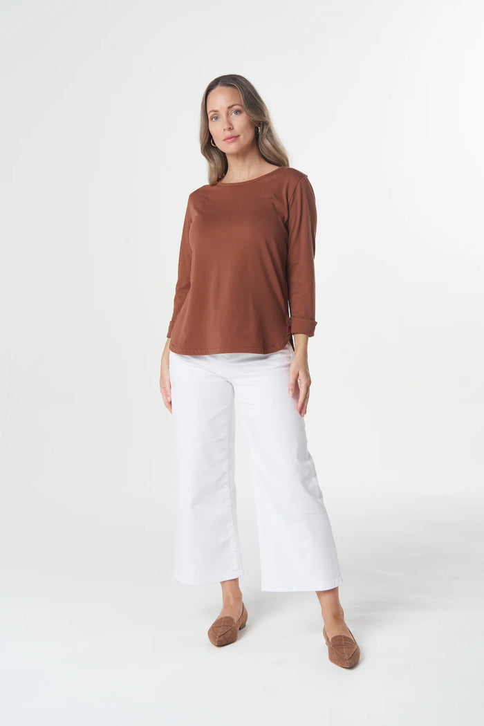 Goondiwindi T-Shirt - Brown Coco