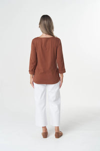 Goondiwindi T-Shirt - Brown Coco