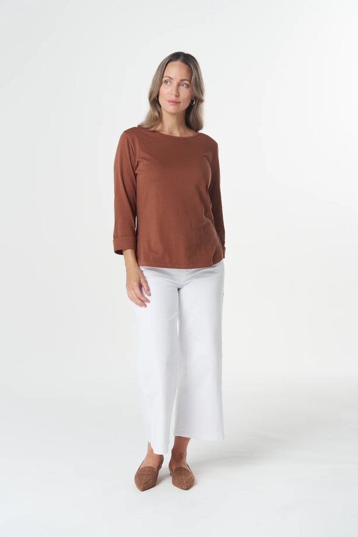 Goondiwindi T-Shirt - Brown Coco
