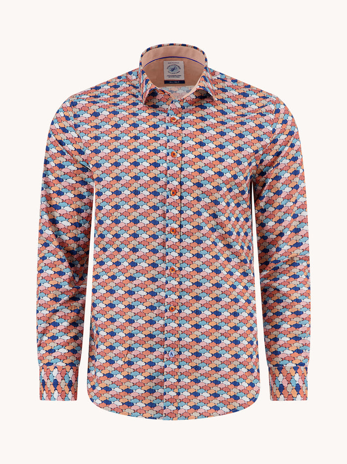 A Fish Named Fred The Graphic Fish Shirt in Red 33.019_073