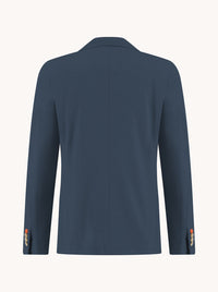 A Fish Named Fred Piqué Blazer in Navy 33.101_604