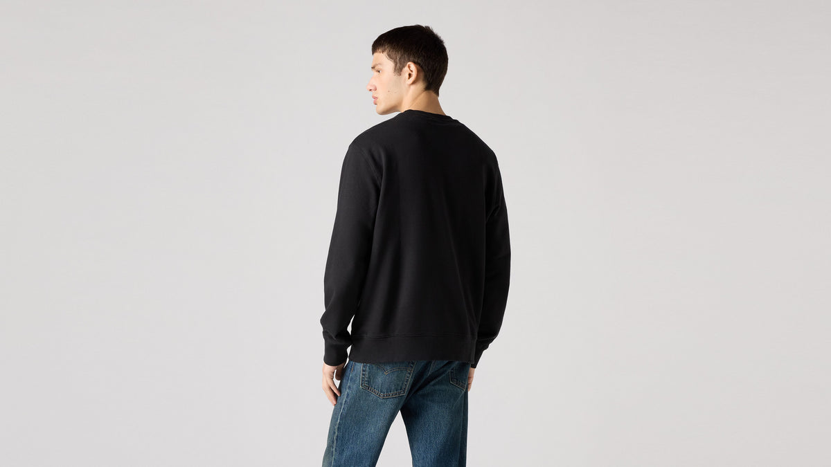Levi's® Original Housemark Crewneck Sweatshirt in Mineral Black 35909-0003