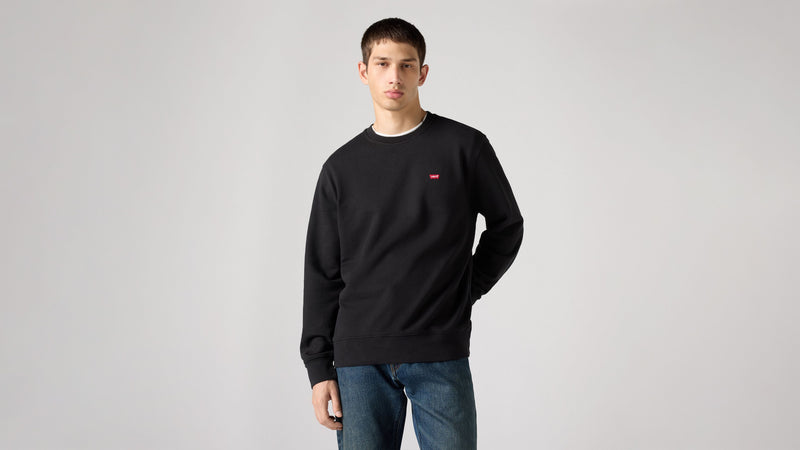 Levi's® Original Housemark Crewneck Sweatshirt in Mineral Black 35909-0003