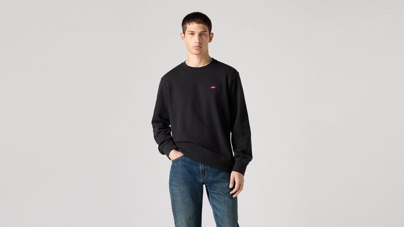 Levi's® Original Housemark Crewneck Sweatshirt in Mineral Black 35909-0003