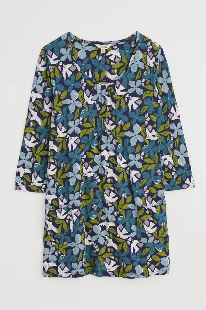 Seasalt 3/4 Busy Lizzy Tunic Headland Collage Mix