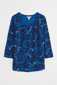 Appletree 3/4 Top in Floral Cutout Ink