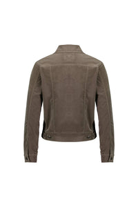 Vassalli Cord Jacket in Taupe 4051M