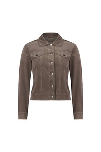 Vassalli Cord Jacket in Taupe 4051M