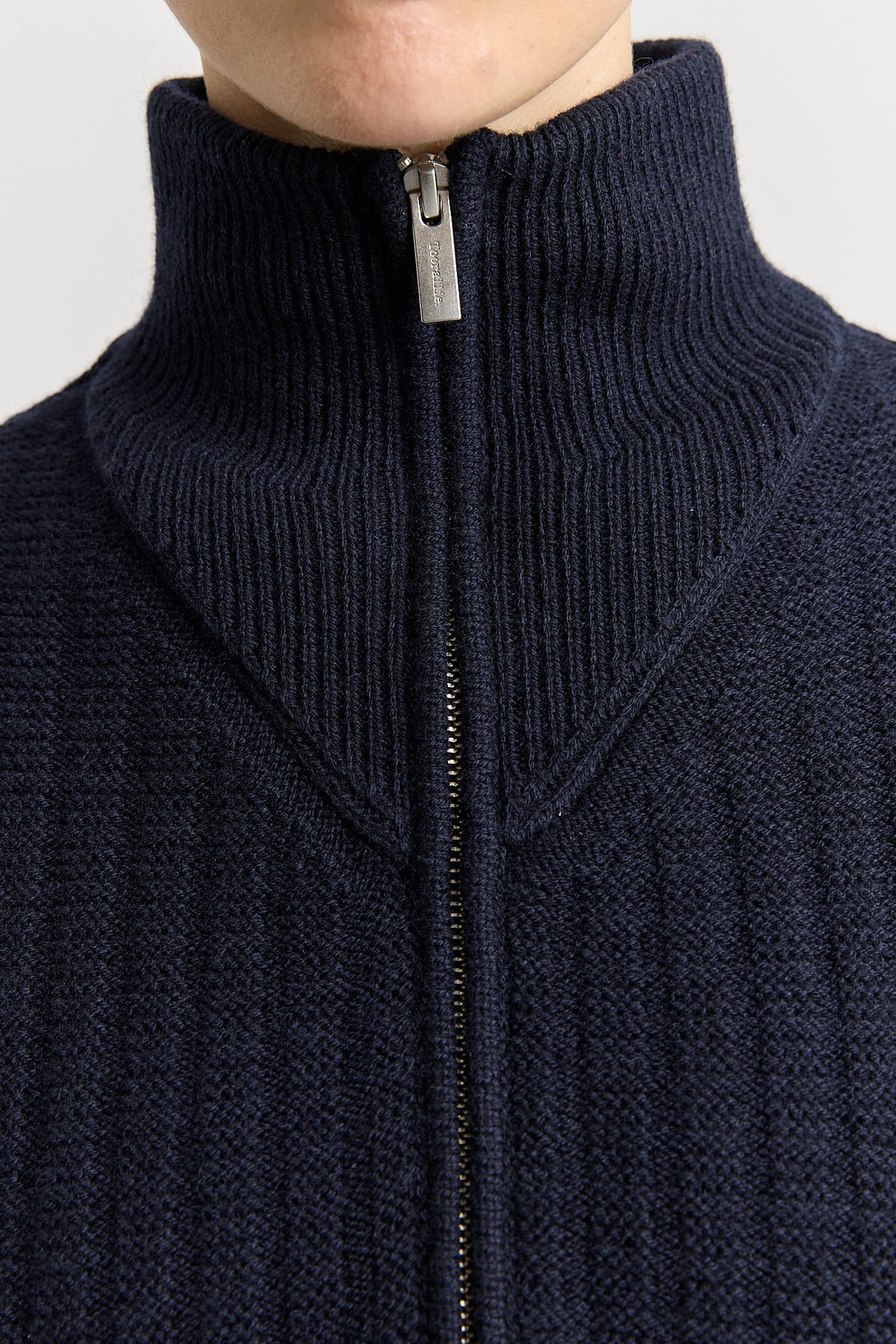 Toorallie Grid Knit Zip Through 5126