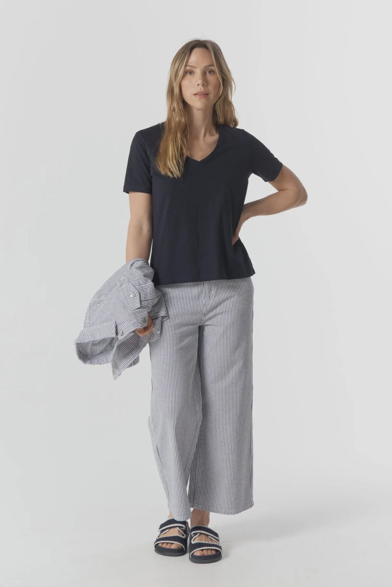 Goondiwindi Wide Leg Striped Jeans