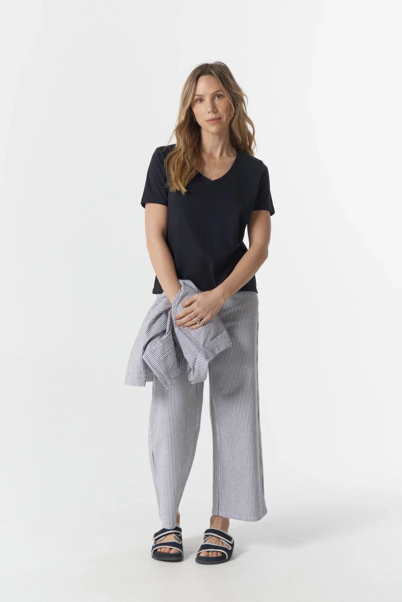Goondiwindi Wide Leg Striped Jeans