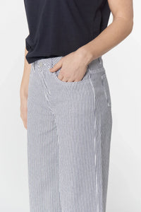 Goondiwindi Wide Leg Striped Jeans