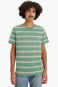 Levi's Original Housemark T-Shirt in  Varsity Stripe Myrtle Jersey 56605-0234