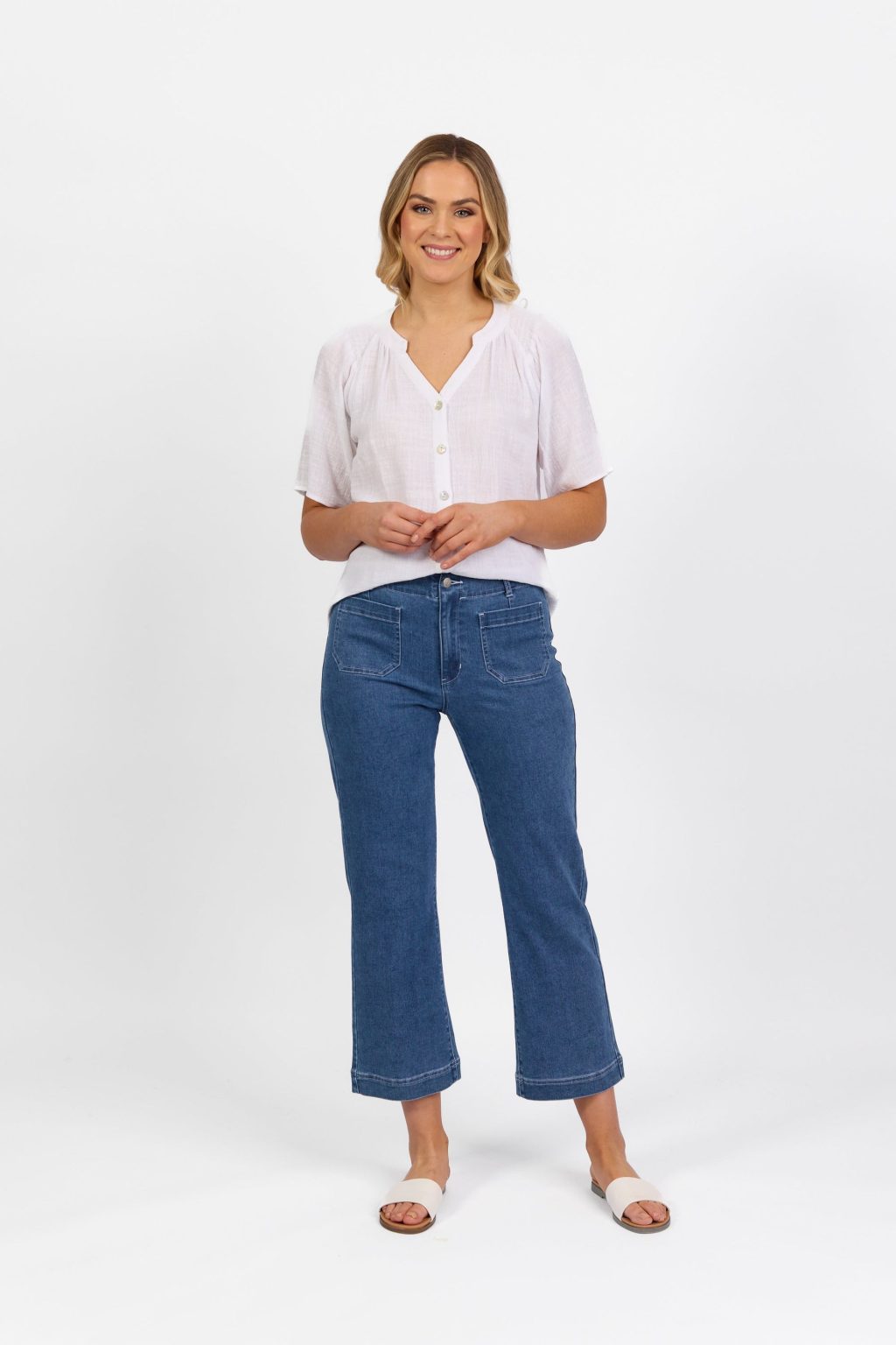 Daily Jean Blue Hue Denim Ankle Grazer 5995A