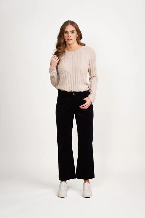 Vassalli 5995AM Wide Leg Ankle Grazer Corduroy Pant