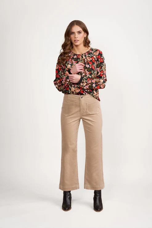 Vassalli 5995AM Wide Leg Ankle Grazer Corduroy Pant