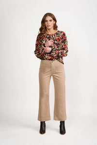 Vassalli 5995AM Wide Leg Ankle Grazer Corduroy Pant