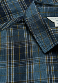 Seasalt Men's Shoreman Printed Cord Shirt in Gerens Hydrangeas
