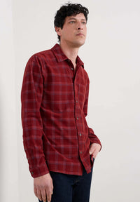 Seasalt Men's Shoreman Shirt in Gawan Conker