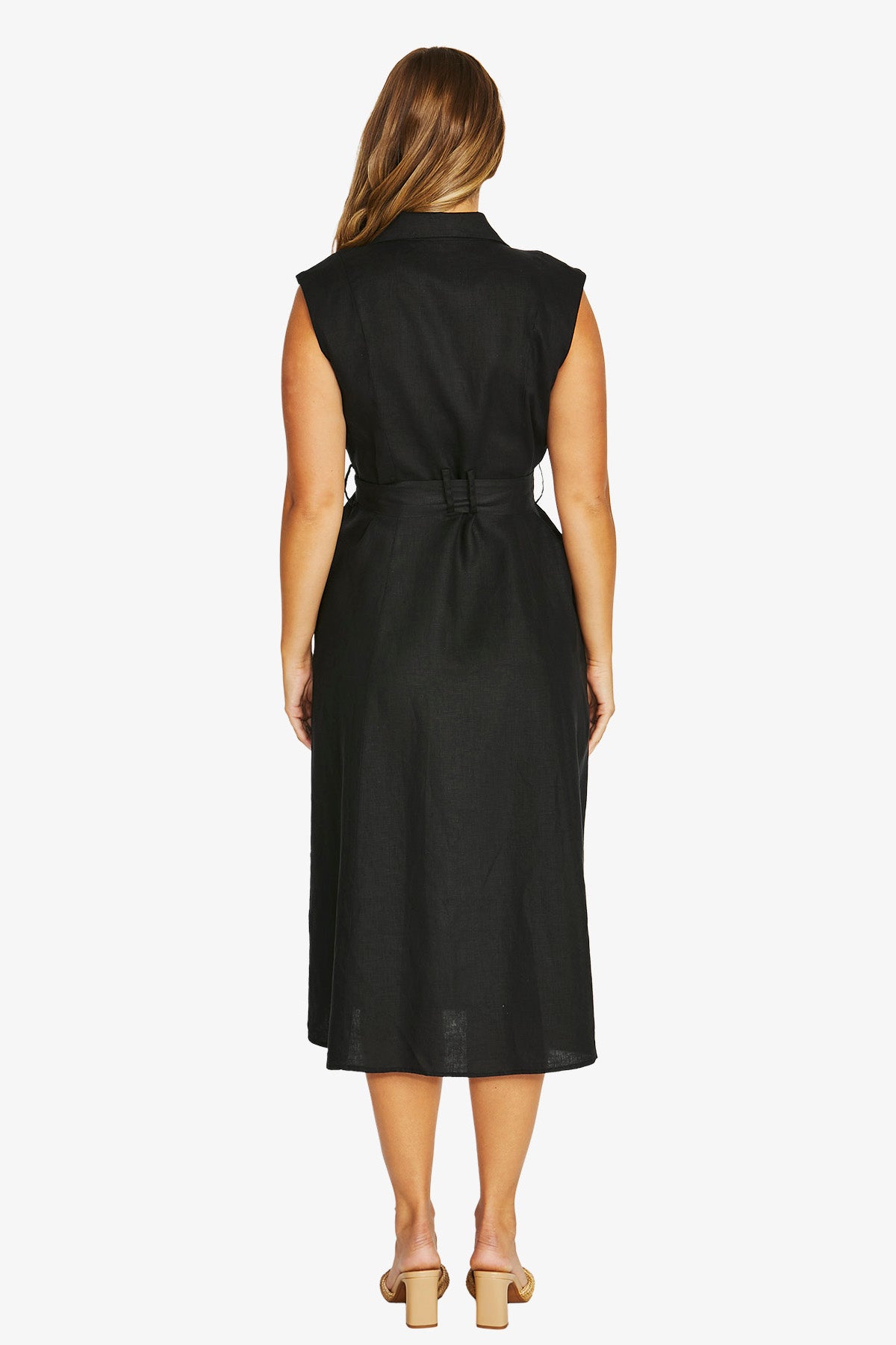 Double Breasted Dress in Black 5009A