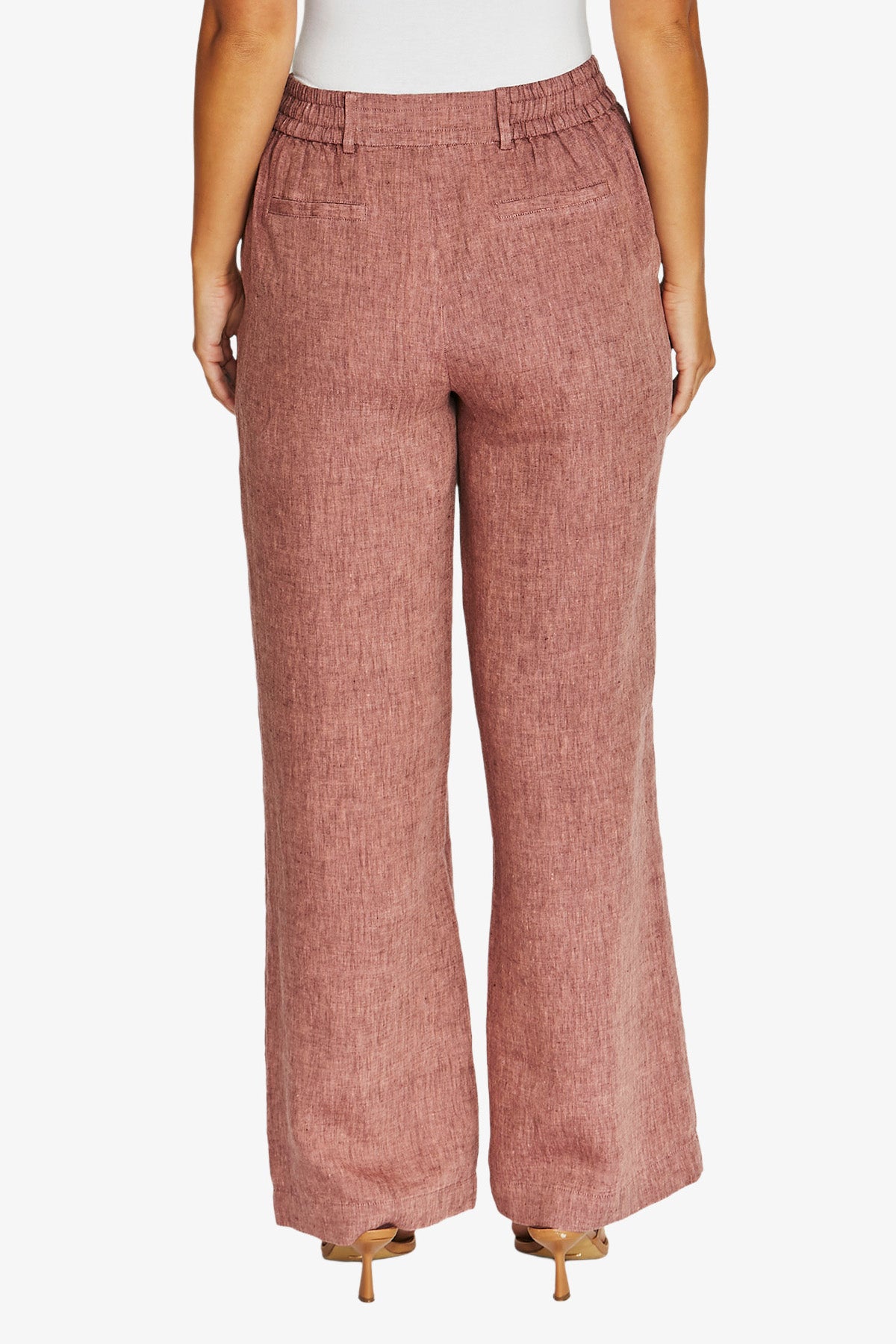 Stitch Waist Pant in Rhubarb 7093A