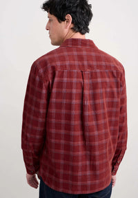 Seasalt Men's Shoreman Shirt in Gawan Conker