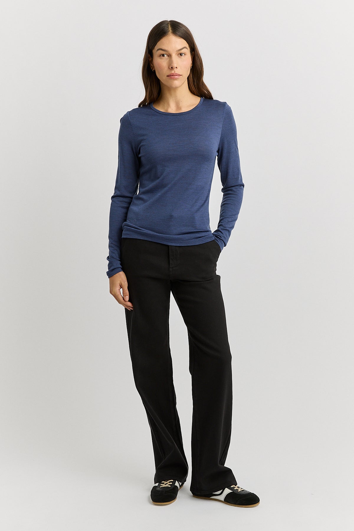 Toorallie Crew Merino L/S Tee 667