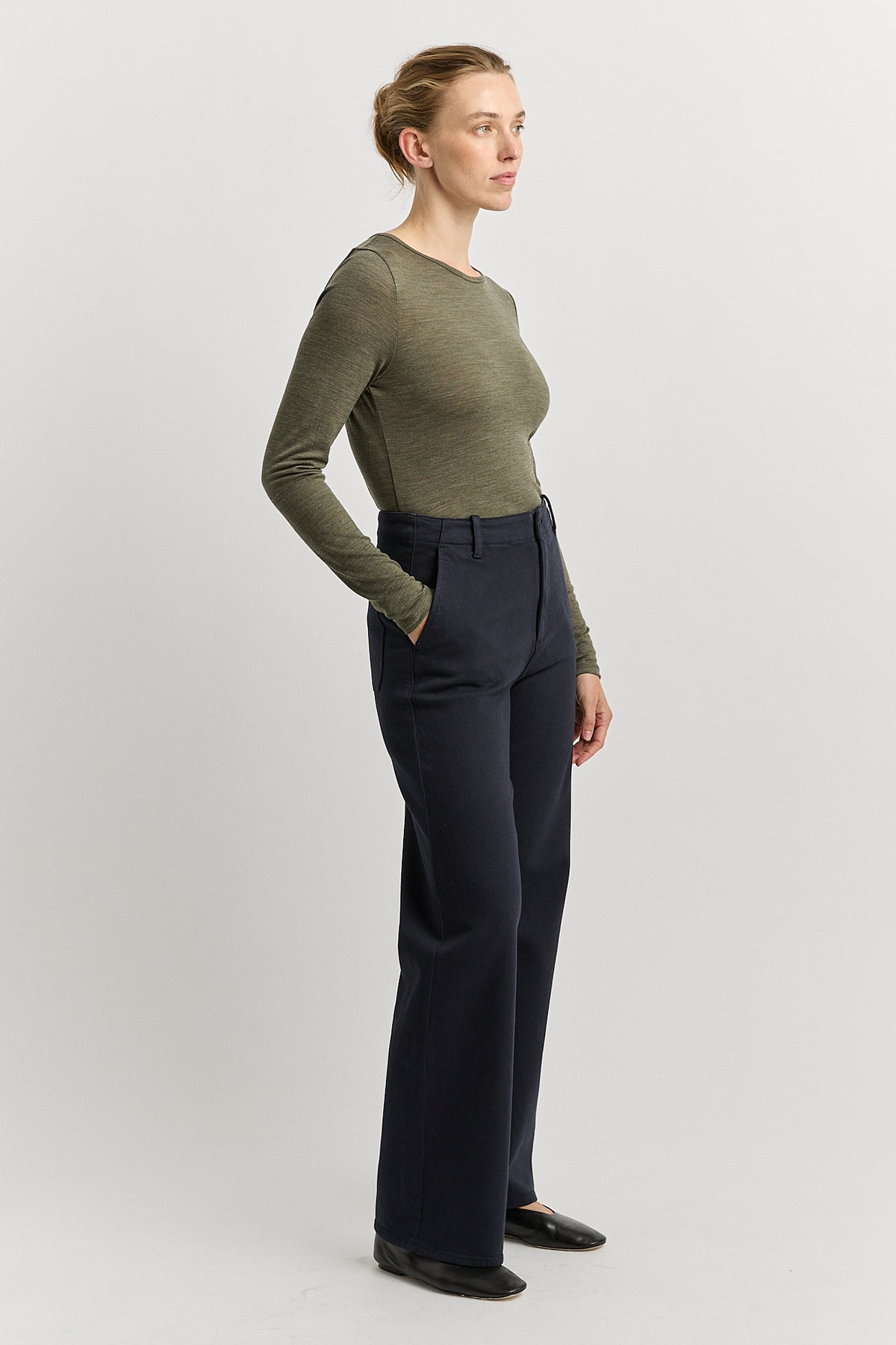 Toorallie Crew Merino L/S Tee 667