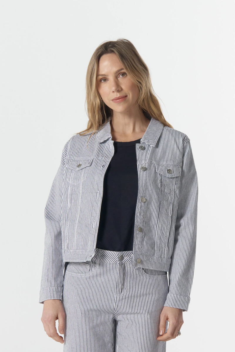 Goondiwindi Stripe Jean Jacket