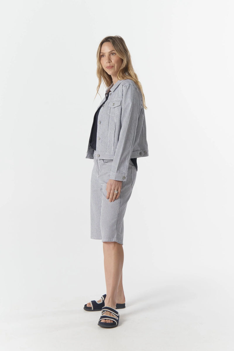 Goondiwindi Stripe Jean Jacket