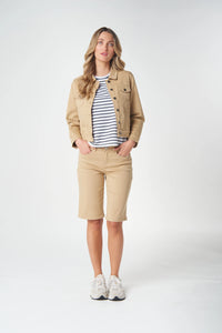 Goondiwindi Ray Denim Jacket in Camel
