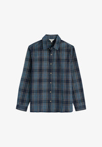 Seasalt Men's Shoreman Printed Cord Shirt in Gerens Hydrangeas