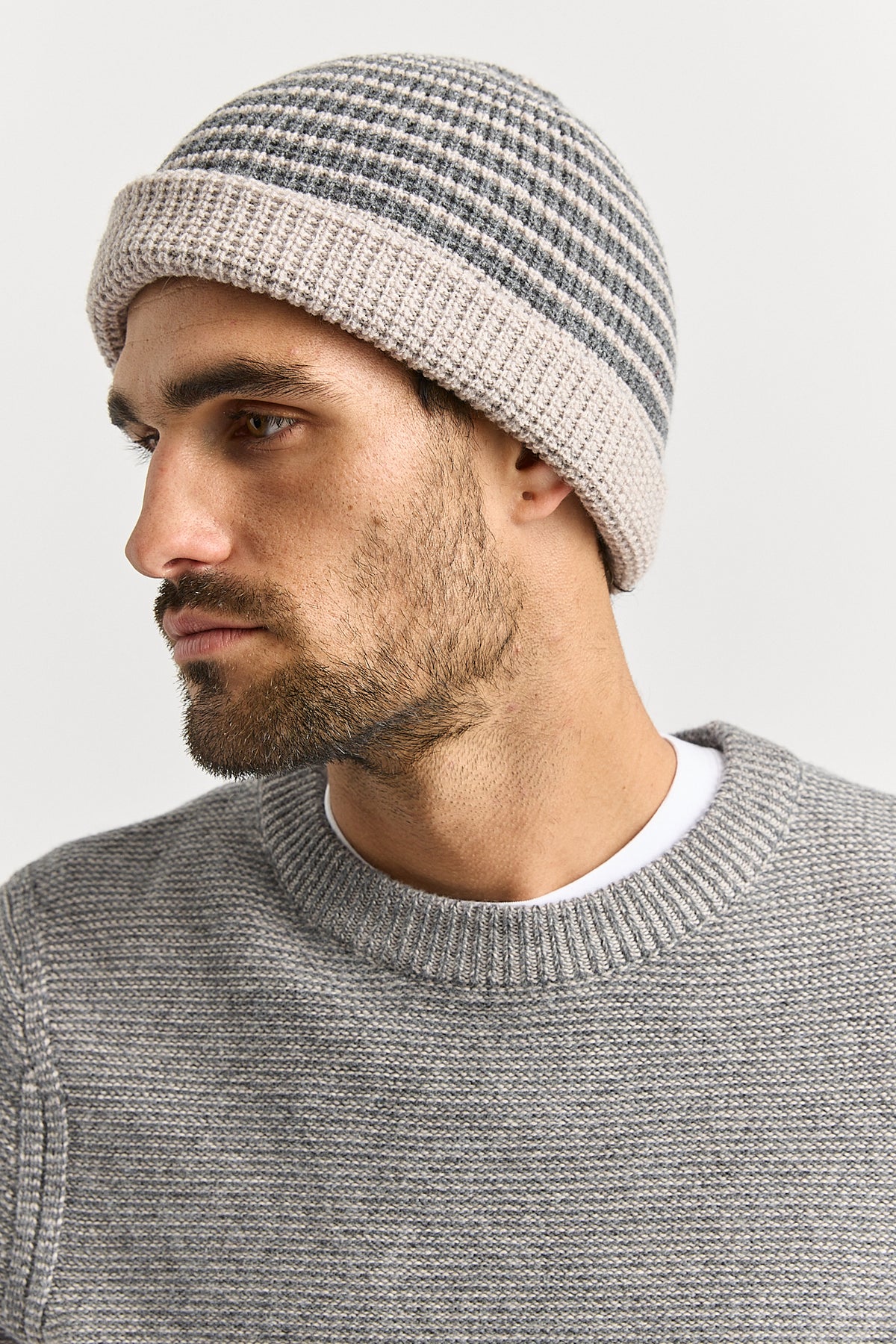 Toorallie Links Stripe Beanie in Multiple Colour Options 9027