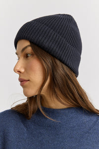 Toorallie Fine Rib Beanie in Black, French Navy, Galaxy and Poppy
