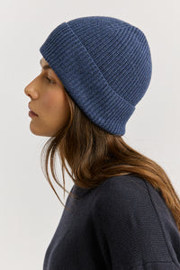 Toorallie Fine Rib Beanie in Black, French Navy, Galaxy and Poppy