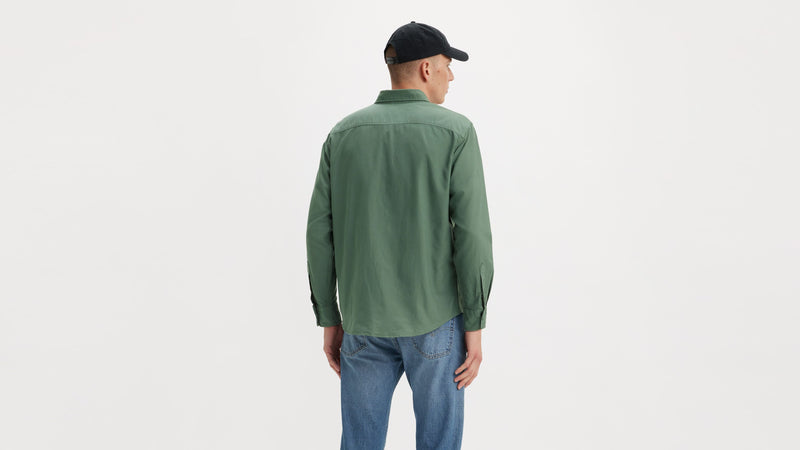 Men's Levi's Authentic Button Down Shirt in Mill Forest