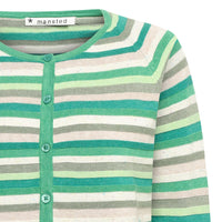 Anna Eco Links Cardigan in Green