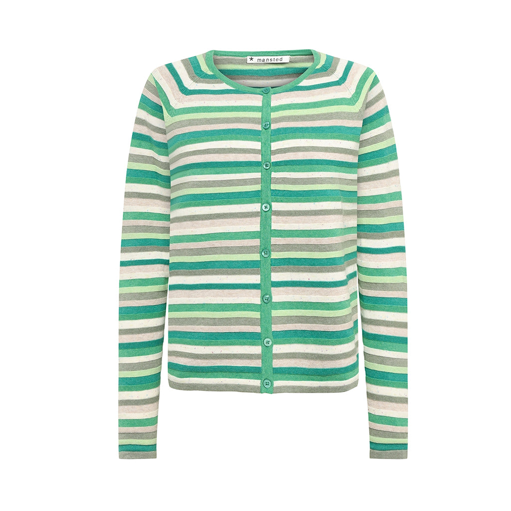 Anna Eco Links Cardigan in Green