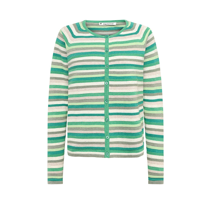 Anna Eco Links Cardigan in Green