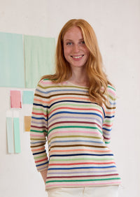 Adele Eco Links Crew in Light Oat