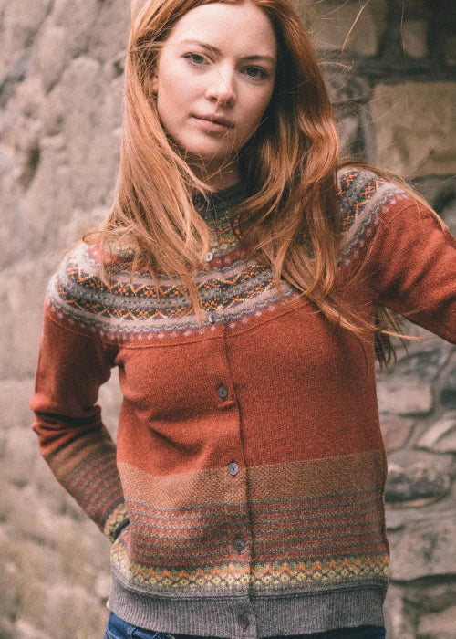 Eribe Alpine Cardigan in Copperleaf