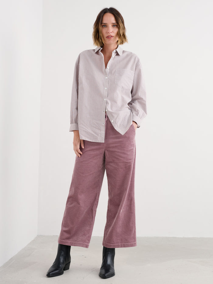 Seasalt Asphodel Cord Trousers in Elderberry