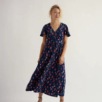 Seasalt Chateaux Dress in Snapdragon Sea Cave