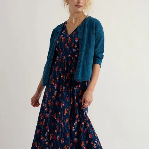 Seasalt Chateaux Dress in Snapdragon Sea Cave