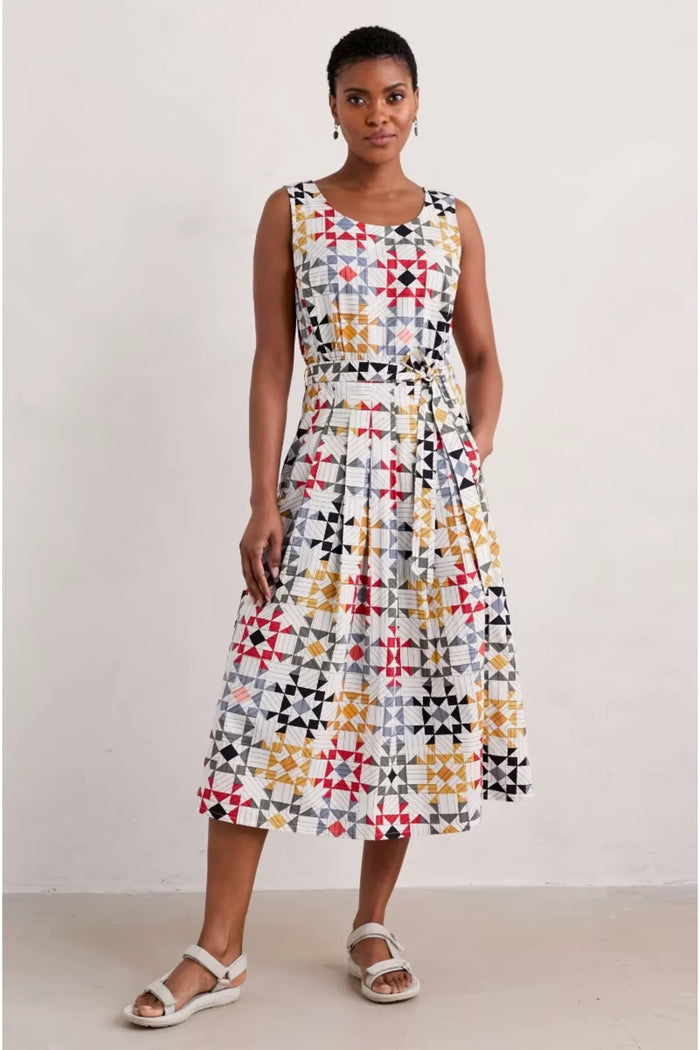 Seasalt Dress Belle Dress in Quilt Star Chalk